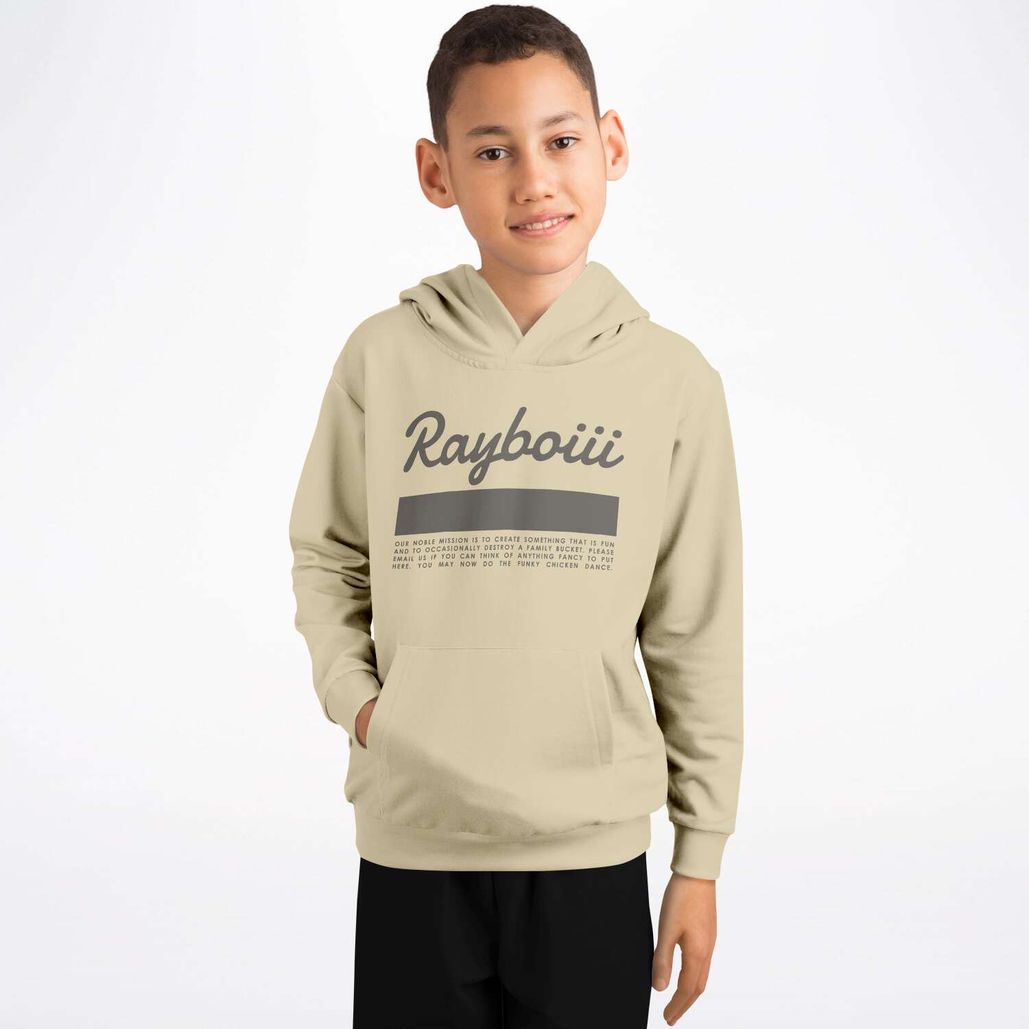 Rayboiii Noble Mission Kids Hoodie