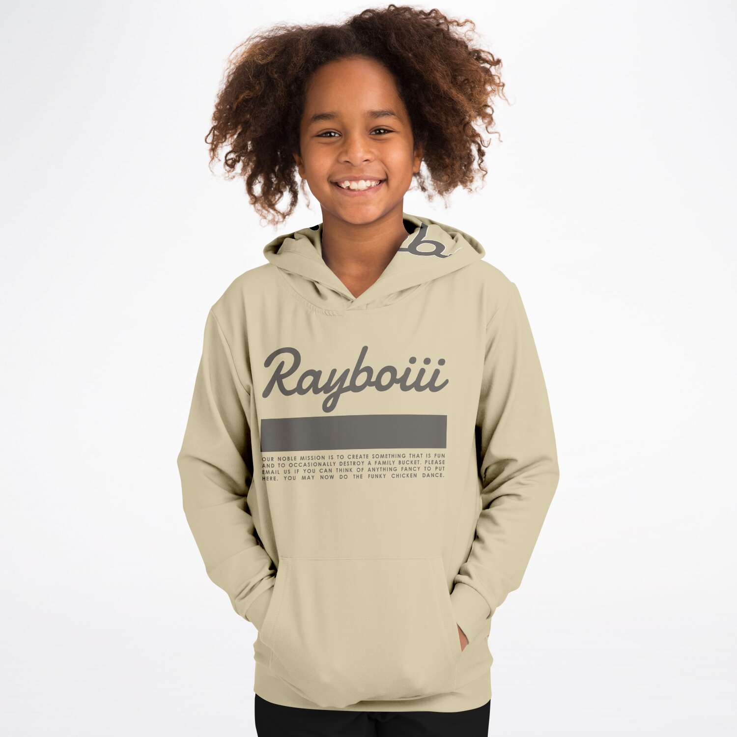 Rayboiii Noble Mission Kids Hoodie