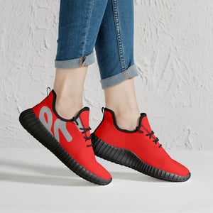 Rayboiii Mesh Knit Red Sneakers