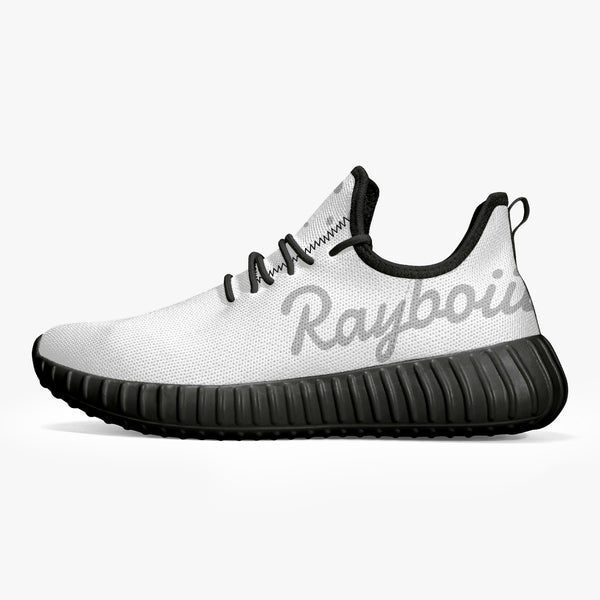 Load image into Gallery viewer, Rayboiii Mesh Knit Ice White Sneakers
