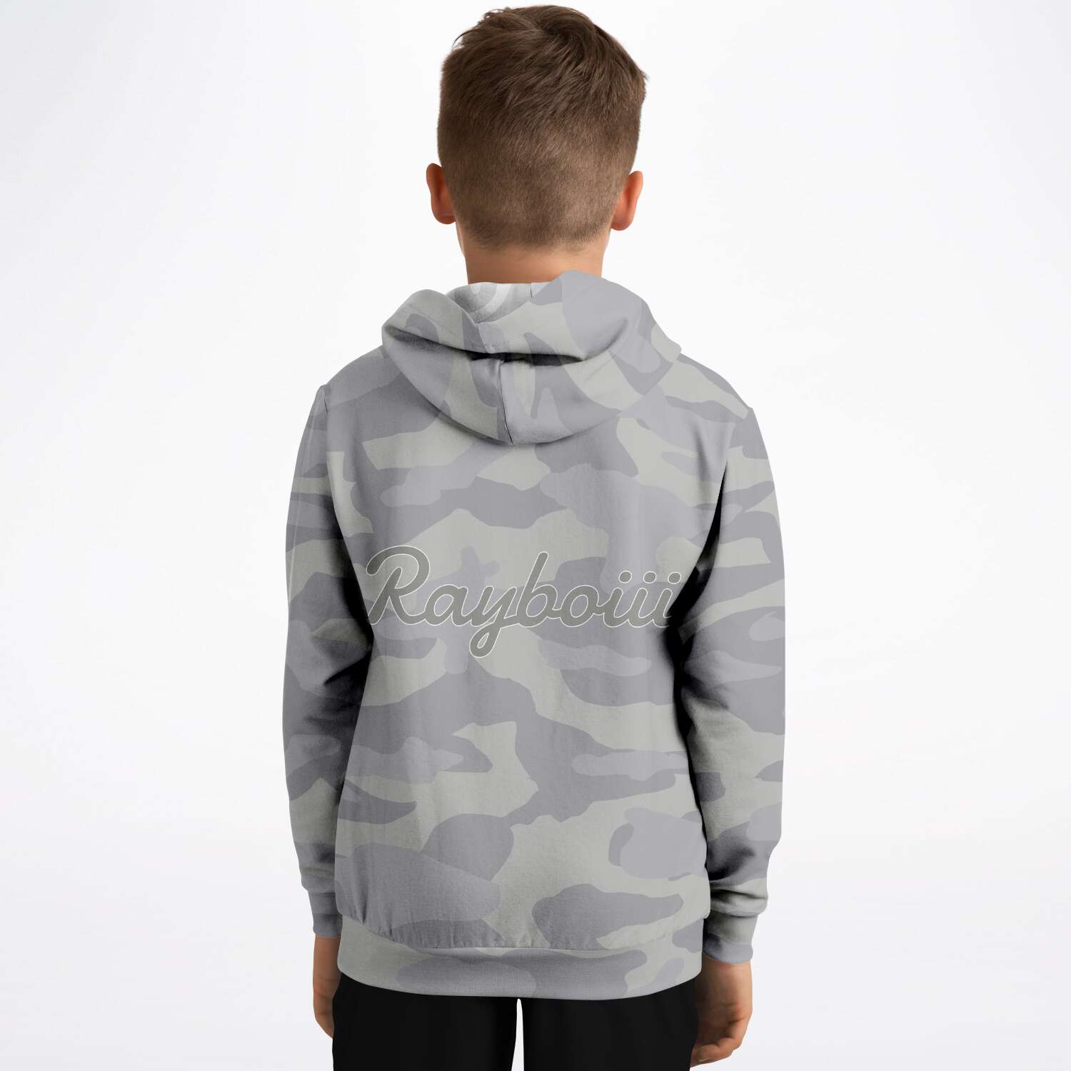 Rayboiii Camouflage Kids Hoodie