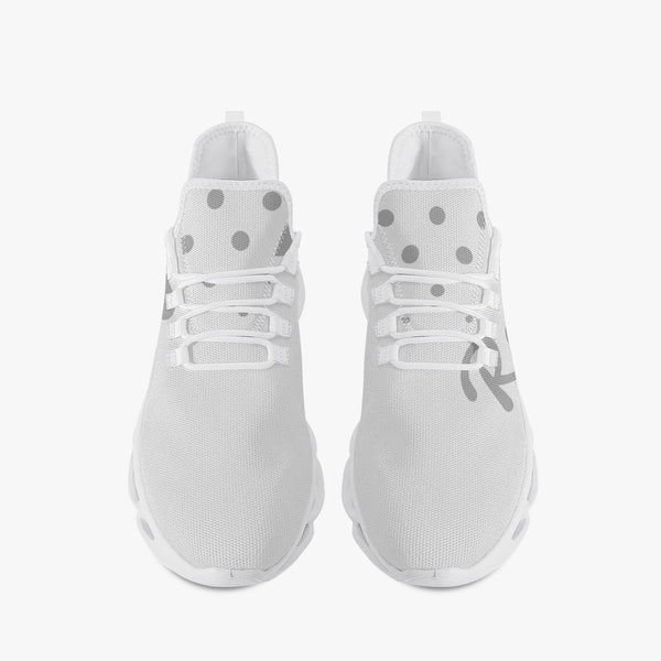 Load image into Gallery viewer, Rayboiii Bounce White Mesh Knit Sneakers
