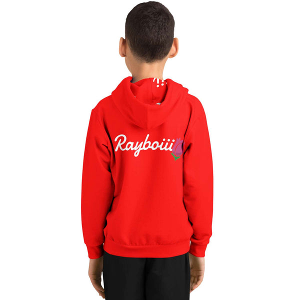 Load image into Gallery viewer, Rayboiii X Love Classic Kids Petal Red Hoodie
