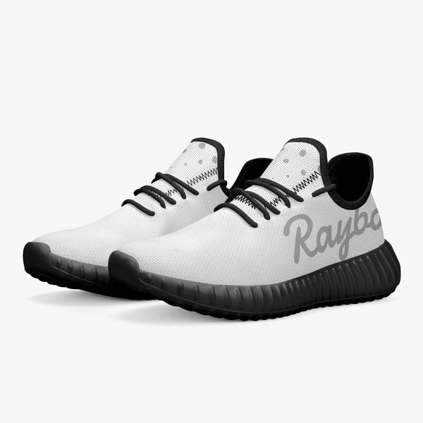 Load image into Gallery viewer, Rayboiii Mesh Knit Ice White Sneakers
