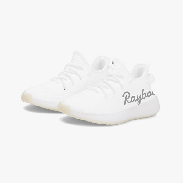 Load image into Gallery viewer, Rayboiii Kids&#39; Mesh Knit White Sneakers
