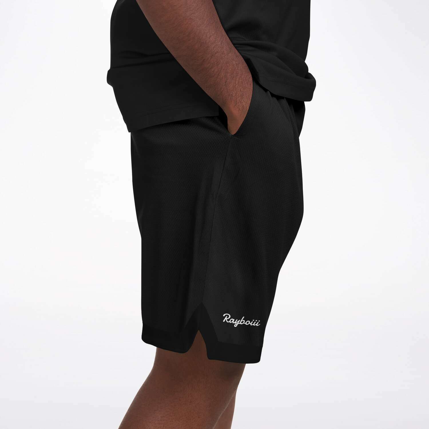 Rayboiii Classic Black Basketball Shorts