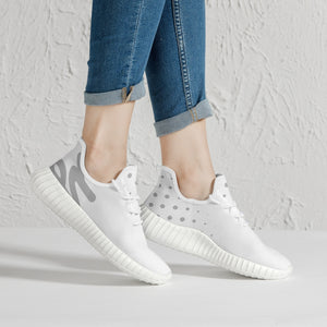 Rayboiii Mesh Knit Ice White Sneakers