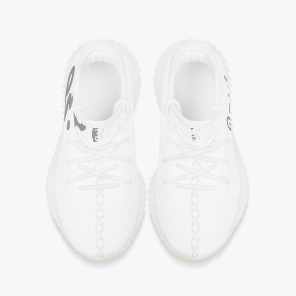 Load image into Gallery viewer, Rayboiii Kids&#39; Mesh Knit White Sneakers
