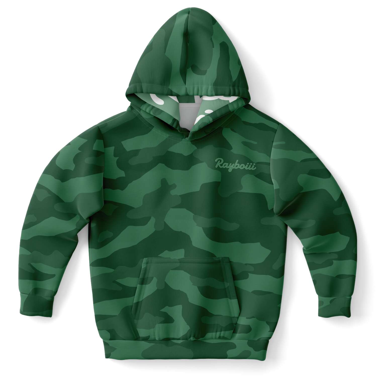 Rayboiii Camouflage Kids Hoodie