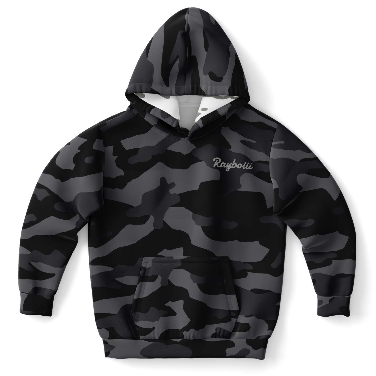 Rayboiii Camouflage Kids Hoodie