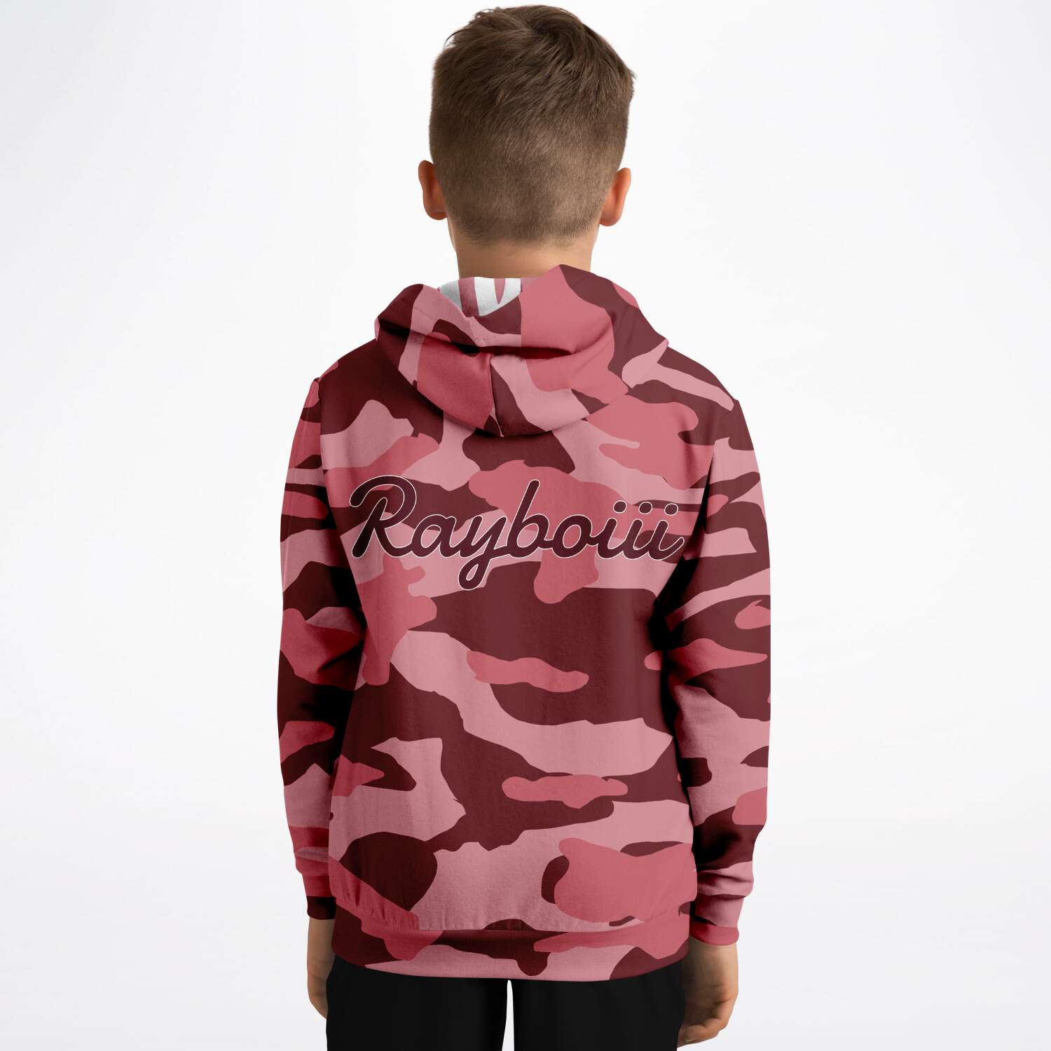 Rayboiii Camouflage Kids Hoodie