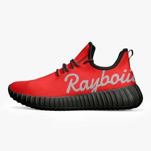 Rayboiii Mesh Knit Red Sneakers