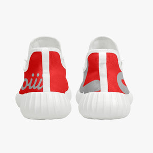 Rayboiii Mesh Knit Red Sneakers