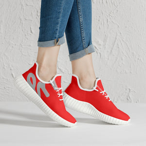 Rayboiii Mesh Knit Red Sneakers