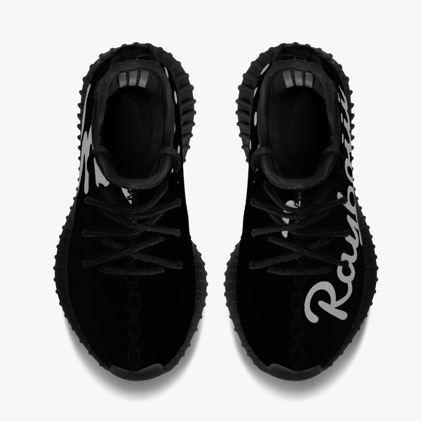 Load image into Gallery viewer, Rayboiii Kids&#39; Mesh Knit Black Sneakers
