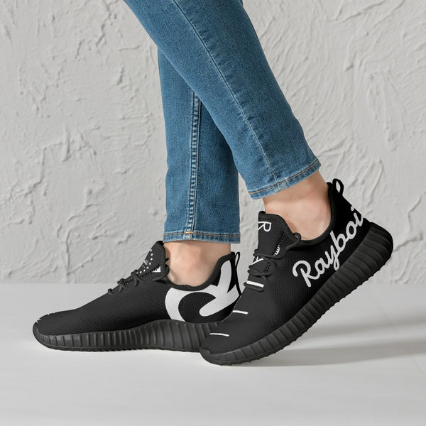 Load image into Gallery viewer, Rayboiii All Stars Mesh Knit Black Sneakers
