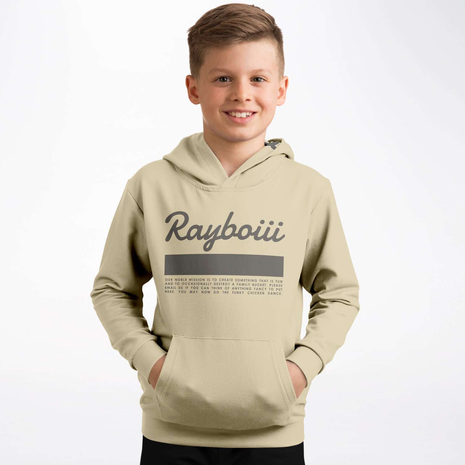 Rayboiii Noble Mission Kids Hoodie