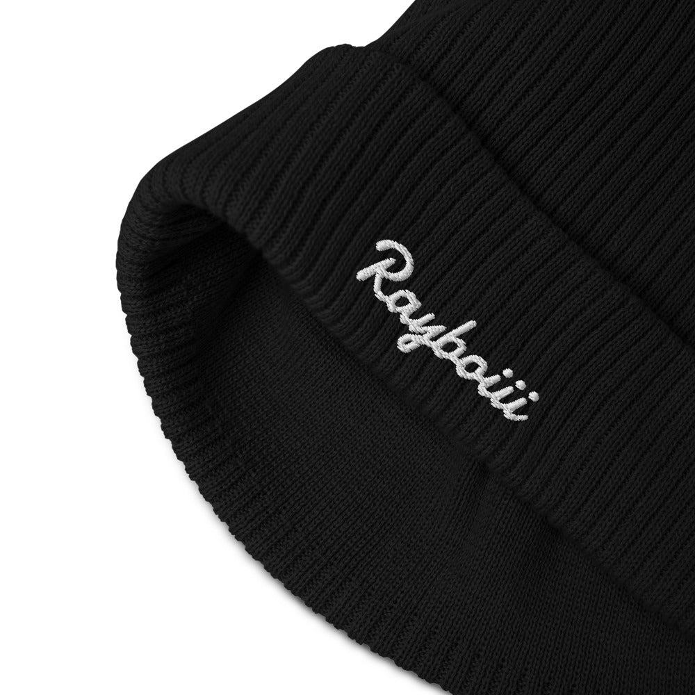 Rayboiii Organic Ribbed All Year Beanie