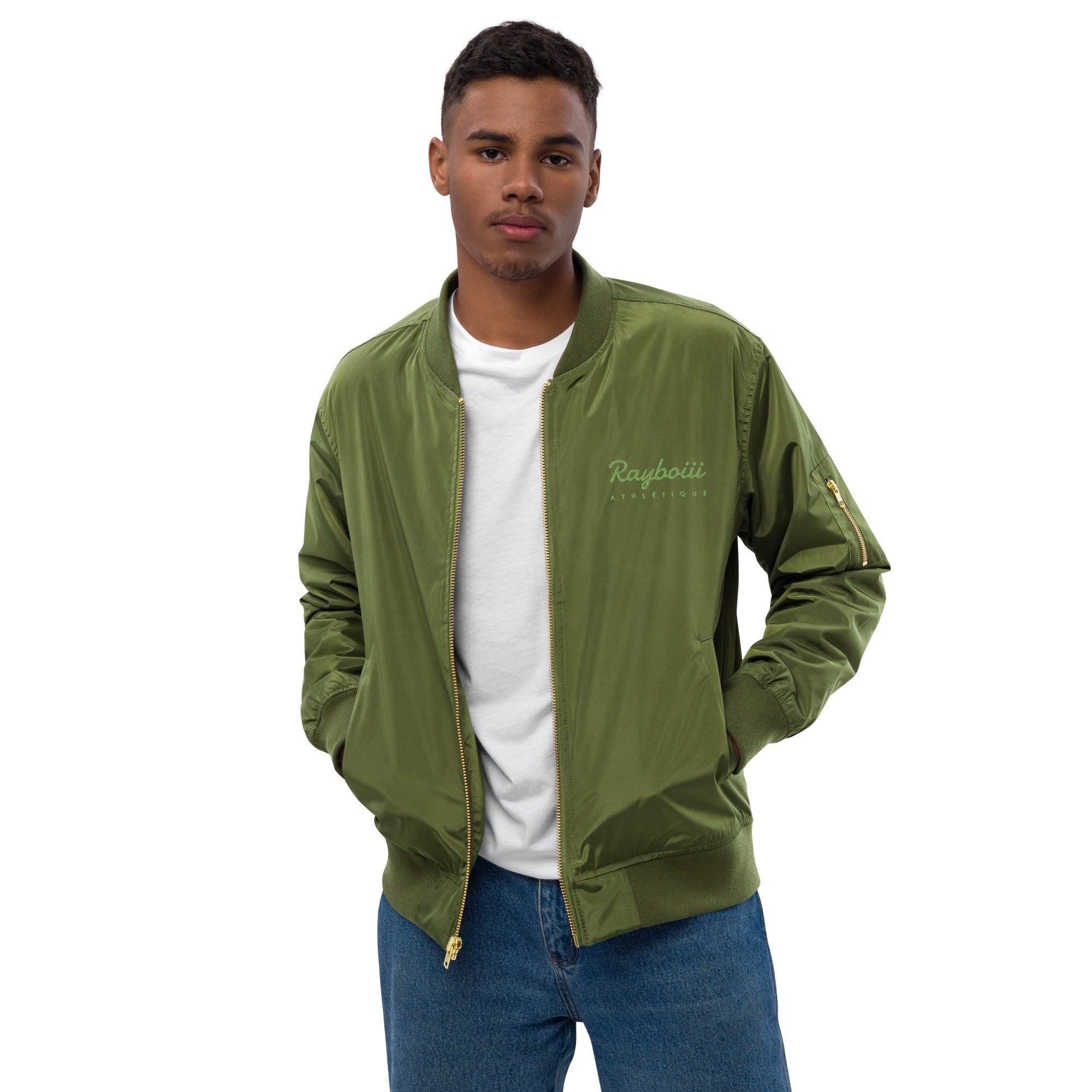 Rayboiii Athlétique Recycled Bomber Jacket