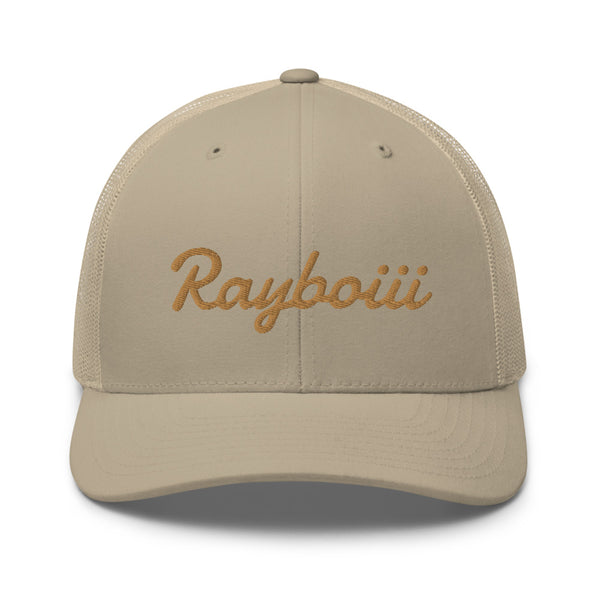 Load image into Gallery viewer, Rayboiii Khaki Trucker Cap
