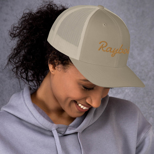 Load image into Gallery viewer, Rayboiii Khaki Trucker Cap
