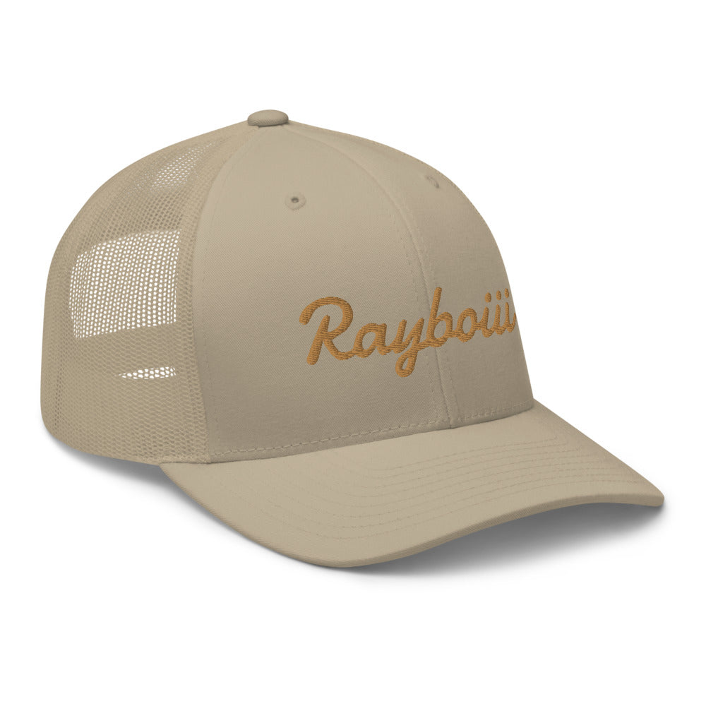 Rayboiii Khaki Trucker Cap