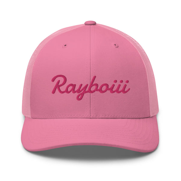 Load image into Gallery viewer, Rayboiii Pink Trucker Cap
