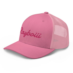 Rayboiii Pink Trucker Cap