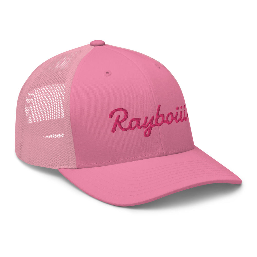 Rayboiii Pink Trucker Cap